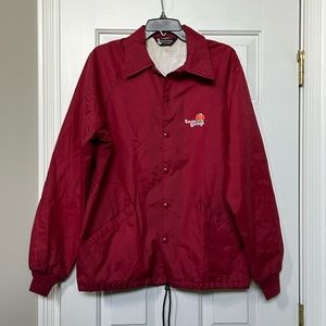 Vintage 1980’s Duckster Windbreaker Jacket Silver Springs size M Medium